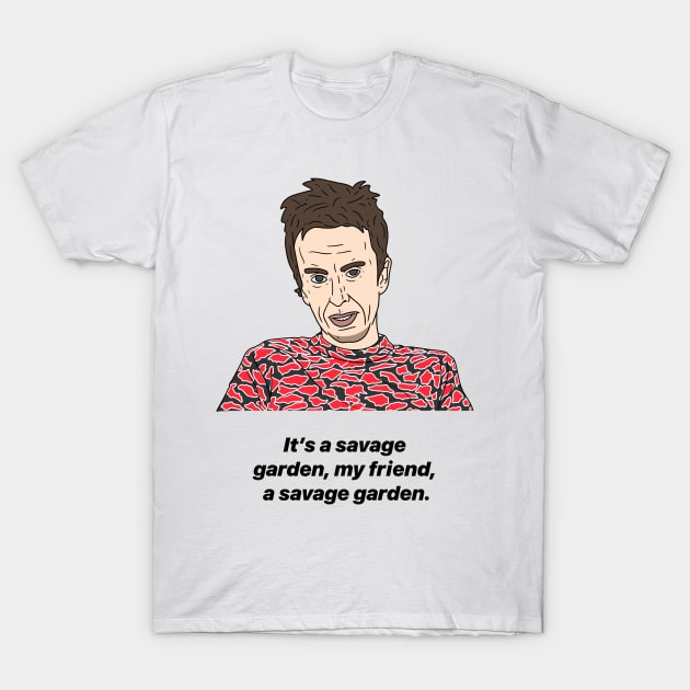 SUPER HANS | SAVAGE GARDEN T-Shirt by tommytyrer